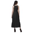 thumbnail image 4 of Moomaya Robe Imprimée Femme Fête Mariage Tenue de Soirée Col Halter Rayonne Robe Maxi, 4 of 4