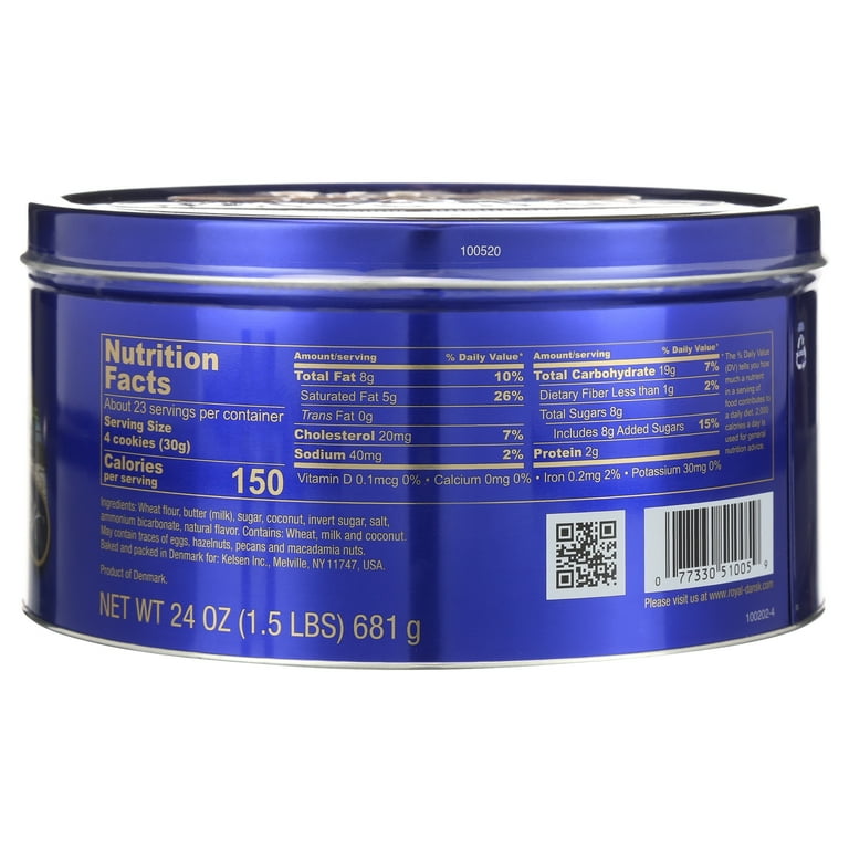Royal Dansk Danish Butter Cookies Calories corona.dothome.co.kr