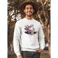 thumbnail image 2 of Crocodile And Bird. Sweatshirt Men -Image by Shutterstock, Male Large, 2 of 4