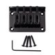 thumbnail image 1 of Greeniant Puente de 4 cuerdas con llave y tornillos Juego de afinadores de alta resistencia Piezas de repuesto de aleación de zinc resistente Instrumento Accesorios para instrumentos musicales Negro Greeniant OD026329-02, 1 of 6