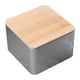 thumbnail image 1 of ColoMX Caja de almacenamiento de hojalata de 1pc con caja de almacenamiento de tapa de bambú Organice la caja de almacenamiento, 1 of 7