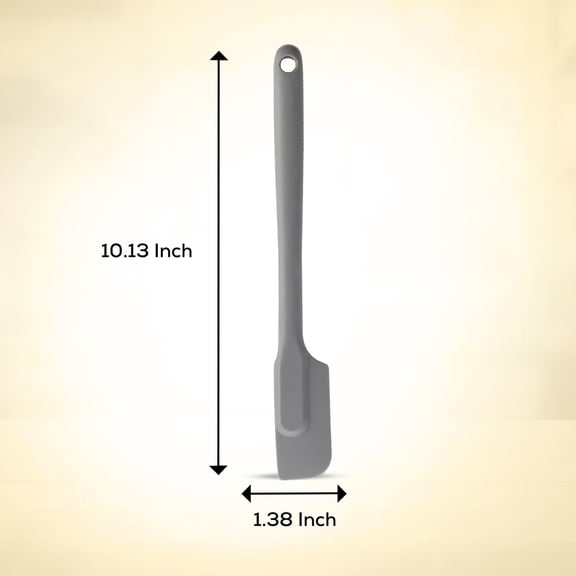 TRA-Mrs. Anderson‘s Baking Silicone Slim Spatula, Flexible, Non-Stick, Heat Safe, Grey