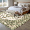 thumbnail image 4 of 6'x9' Area Rugs, Sage Green Indoor Outdoor Area Rug for Living Room Bedroom, Southwest Tribal Antique Boho-Chic Country Washable Bathroom Rugs Kitchen Floor Carpet Mats Home Decor Aesthetic, 4 of 8