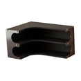 thumbnail image 3 of simhoa Corner Shelf 2 Tier Organization Elegant Space Saving Multipurpose Display Stand black, 3 of 8