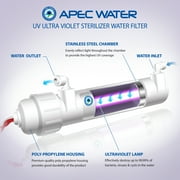 apec ug-uvset-1-4 uv ultra violet sterilizer water filter kit with 1/4 inch quick connect