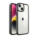 thumbnail image 1 of Entronix Funda Transparente para iPhone 14: Carcasa con Marco Cromado, Color Negro, 1 of 7