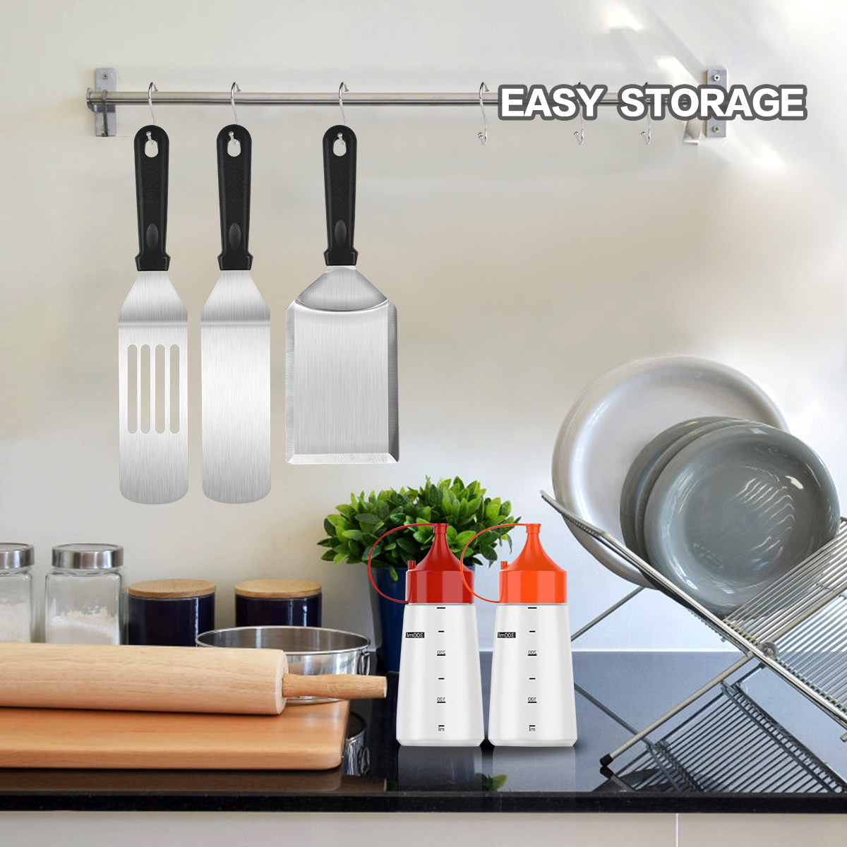 Mibote 8-Piece Griddle Accessories Kit photo 3