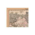 thumbnail image 4 of Historic Nautical Map - Sea Currents - Stieler 1885 - Vintage Wall Art, 4 of 4