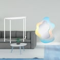 thumbnail image 2 of Mesita de noche de acrílico,Mesa auxiliar de acrílico transparente Mesa auxiliar transparente en capas,Mesa pequeña de acrílico,mesita de noche pequeña,compacta,espejo acrílico, 2 of 8