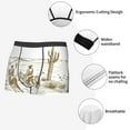 thumbnail image 3 of Honeii Western Desert Cowboys Print Mens Boxer Briefs Breathable,Boxer Brief for Men, Moisture-Wicking Underwear-Large, 3 of 5