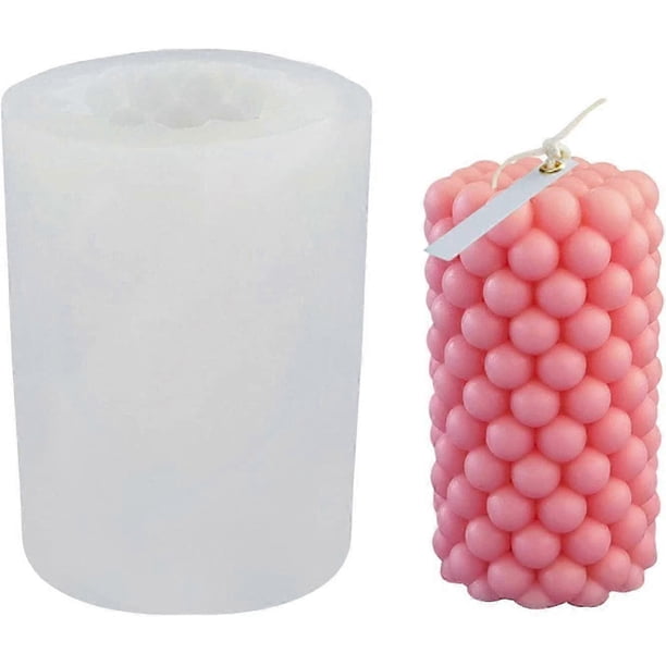 Silicone Candle Mold, DIY 3D Candle Mold, Bubble Candle Mold, Durable Flexible Candle Molds