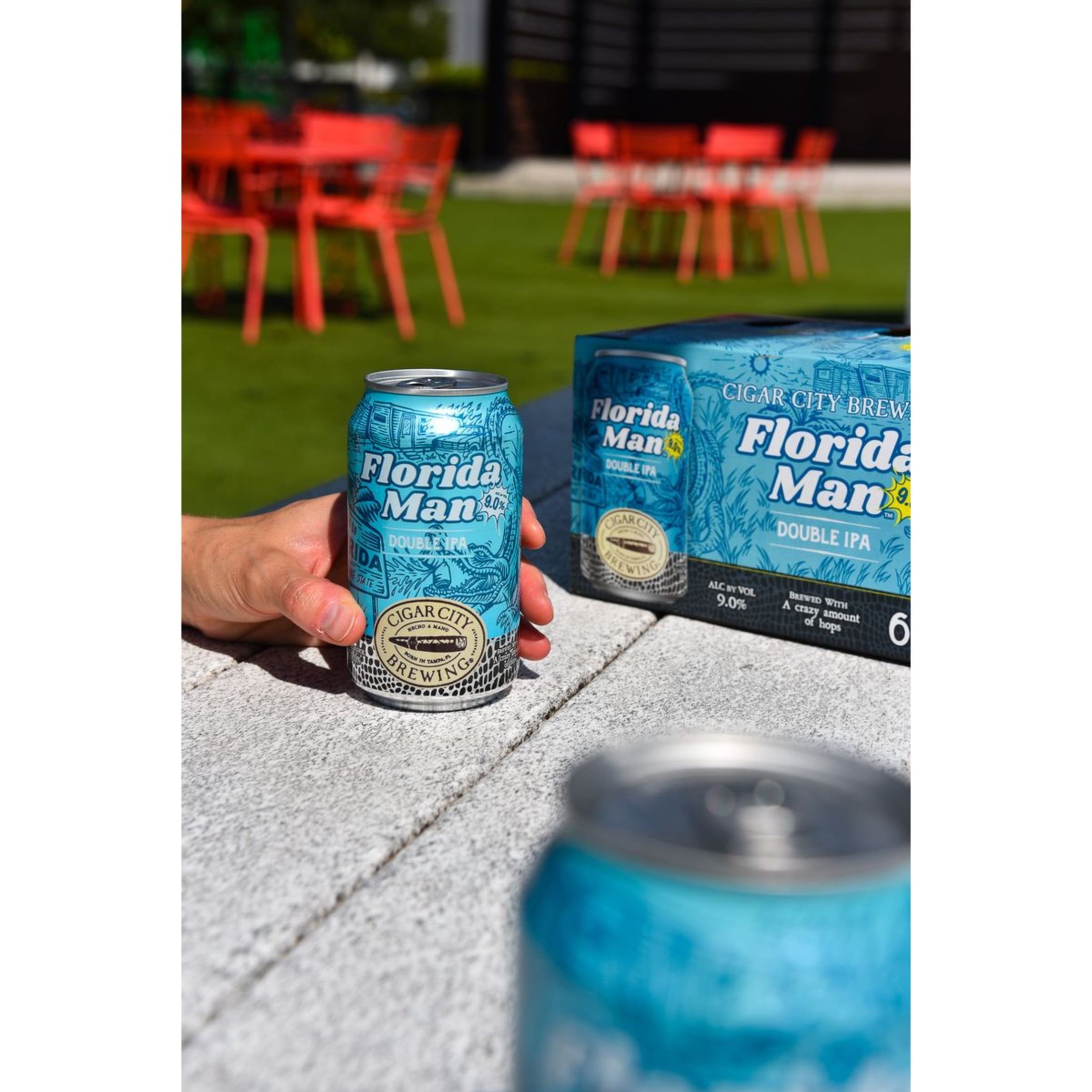 CIGAR CITY, Craft Beer, Florida Man Double IPA 12 fl oz 6 Pack