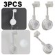 thumbnail image 1 of JShteea Soporte Cabezal Ducha Ajustable Sin Perforaciones 360 ​​grados Montaje Boquilla (blanco), 1 of 8