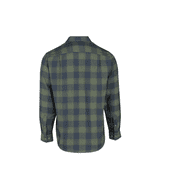 Blue Mountain Mens Long-Sleeve Button-Down Plaid Flannel Shirt
