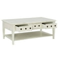 thumbnail image 4 of Linon Sadie Table Basse en Bois avec Rangement, Crème, 4 of 20