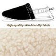 thumbnail image 5 of BERANMEY Soft Memory Foam Slippers for Women and Men, Fuzzy Curly Fur House Slippers with Non-Slip Rubber Sole, Cozy Indoor Closed Back Home Shoes for Family, 5 of 8
