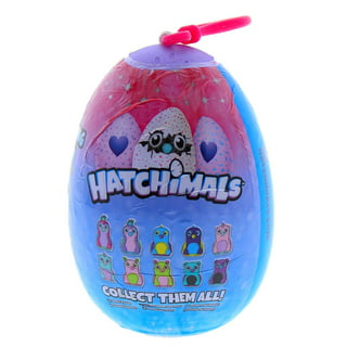 Hatchimals Hatching Egg Plush Interactive Creature, Penguala, Pink or Teal  Mystery Egg
