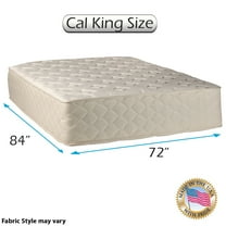 Dream Sleep Highlight Luxury Firm Mattress Only - Premium Edge Guards, Spine Support, Innerspring Coils, Longlasting Comfort by Dream Solutions USA (Cali King 72"x84"x14")