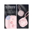 thumbnail image 3 of Case For Samsung Galaxy Buds FE 2023 /Buds Pro Case/ Buds 2 Case /Buds Live Case, Game Console Appearance Earbuds Case With Keychain Environmentally F, 3 of 4
