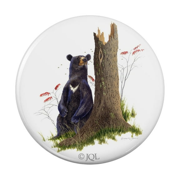 Bear Sitting by Tree Kitchen Refrigerator Locker Button Magnet