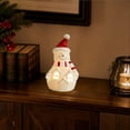 thumbnail image 4 of Feledorashia Lighted Ceramic Figurine, Christmas Tabletop Decoration, Holiday Character Accent for Mantels Shelves and Windowsills, Ceramic Construction with LED Light Details and Stable Base, 4 of 6