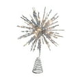 thumbnail image 4 of Adorno Para La Parte Del árbol De Navidad, Diseño Decorativo Para Festivales, Con Estrellas Brillantes Y Plateado, 4 of 8