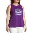 thumbnail image 3 of Just My Size Women's Plus Size Active Graphic Muscle Tank, 3 of 5