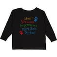 thumbnail image 3 of Inktastic Marathon Runner Future Boys or Girls Long Sleeve Toddler T-Shirt, 3 of 5