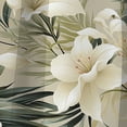 thumbnail image 4 of Designart "Second Oasis In Neutral Tropics I" Tropical Blackout Curtain Single Panel, 4 of 4
