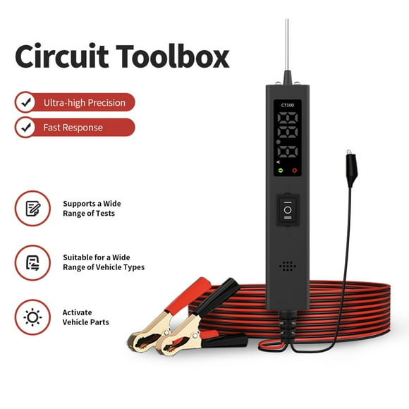 Car Circuit Tester,Circuit Tester Component Continuity Test Circuit Voltmeter Component Tester 0-80v Power Circuit Continuity Test 0-80v Power Car Circuit Tester Ar Circuit 0-80v Circuit