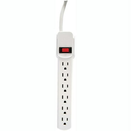 Westinghouse 6-Outlet Surge Protector Power Strip with Resettable Circuit Breaker