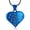 Blue, variant on Crystal Angel Wing Urn Necklace for Ashes Angel Wings Heart Urn Necklace for Ashes Humen Pet Cremation Memory Jewelry for Women Men