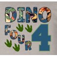 thumbnail image 3 of Dino 4 FOUR Dinosaur Fourth Birthday T Shirt (Toddler Boys), 3 of 4