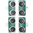 thumbnail image 4 of 4pcs Compatible with HC-SR04 2cm-4.5M 2.2mA 3-5V Ultrasonic Module Ultrasonic Ranging Sensor Module Ranging Sensor Module Ultrasonic Sensor, 4 of 8