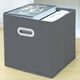 thumbnail image 3 of Cubo de almacenamiento plegable de tela de arpillera , juego de 4, 3 of 5