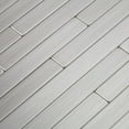 thumbnail image 3 of Linox Stainless Steel 12,09 in. X 11,67 in. X 5 mm Brushed Metal Peel & Stick Wall Mosaic Tiles (6 sq.ft. / case), 3 of 5