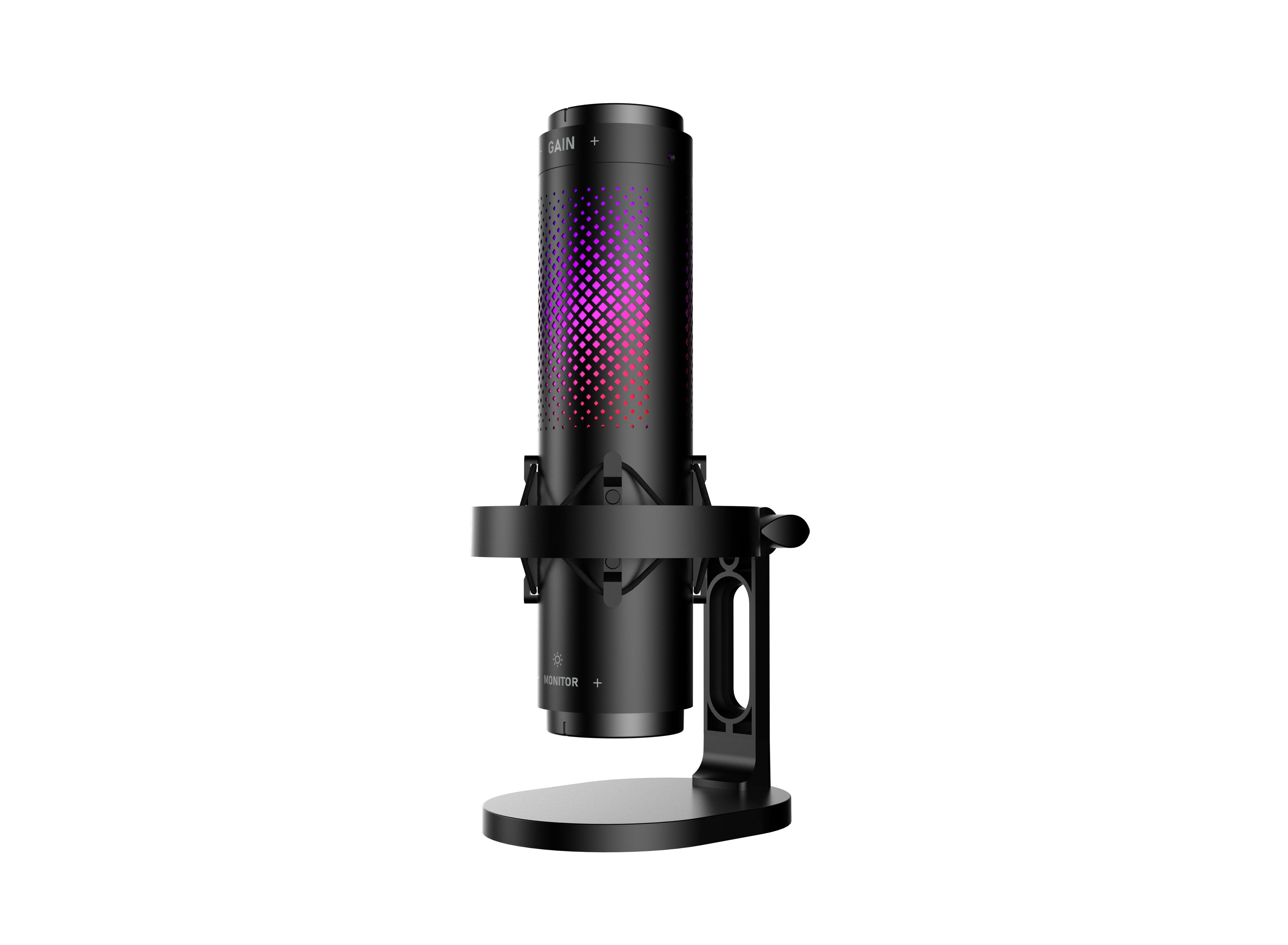 onn USB Tri-Pattern Gaming Microphone Black photo 5