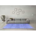 thumbnail image 3 of Ahgly Company Indoor Rectangle Abstract Blue Modern Area Rugs, 7' x 9', 3 of 4