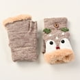 thumbnail image 4 of 1 Paire de Gants Tricotés pour Femmes et Hommes Adultes Randonnée Hiver Unisexe Voyage Cyclisme Équitation Ski Sports Mitaines Accessoires Rouges, 4 of 9