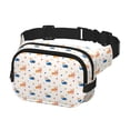 thumbnail image 2 of Disketp Corgi Dog And Heart Riñonera de Doble Capa, Bolsa de Cintura Ajustable para Viajes, Correr y Senderismo, Riñonera Ligera para Hombre y Mujer, 2 of 9
