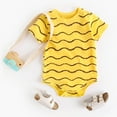 thumbnail image 2 of Akiihool Baby Onesies Unisex Baby Funny Outfit Short Sleeve Bodysuits Romper (Yellow,2-3 Years), 2 of 7