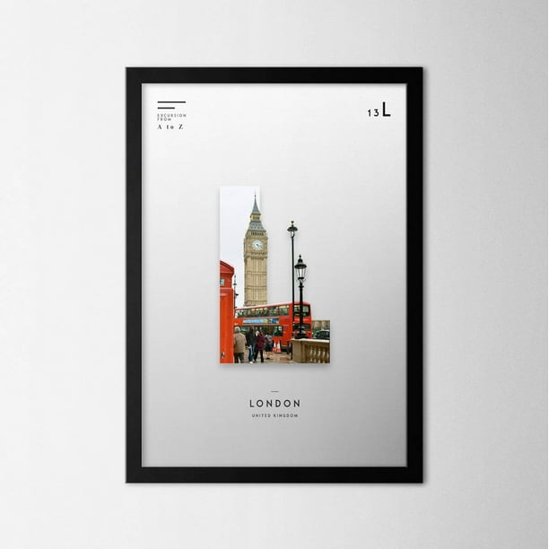 Lamodahome London Poster Print Framed Or Unframed Poster Print Cities Affiche Plakat Wall Art Art Print Wall Decor A To Z City Posters Print 30x40 Cm Unframed Walmart Com Walmart Com