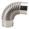 thumbnail image 2 of Elbow Chimney Stove Pipe, Chimney Extension Flue Rustproof High Process Accuracy  for Hammock Tent, 2 of 8