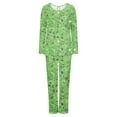 thumbnail image 4 of Tnhcen Womens Pajama Set Cotton Long Sleeve Pjs Two Piece Sleepwear With Pockets, 4 of 4