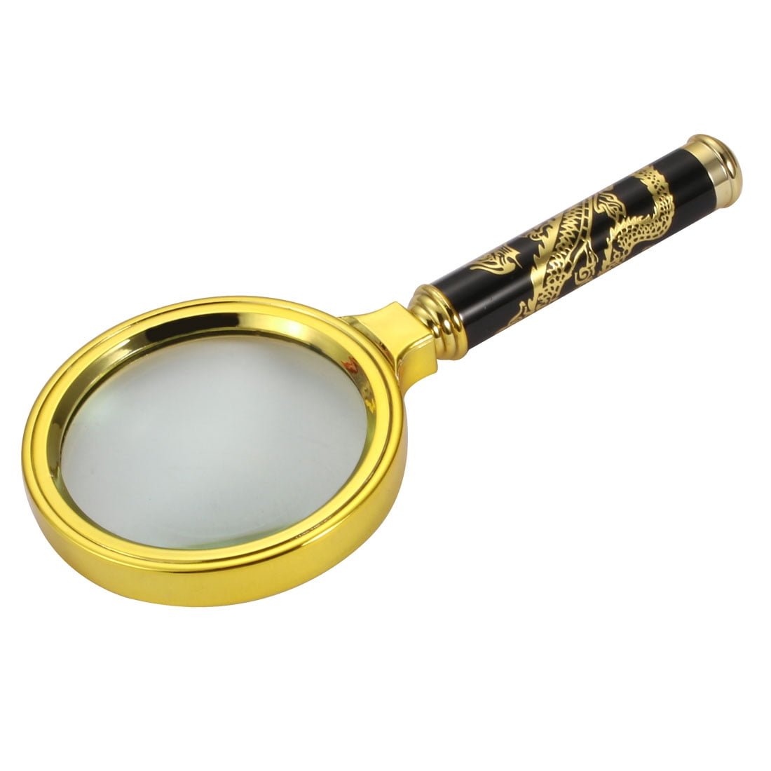 LOUPE OPTIQUE,Or--Loupe sculptée 5X, Loupe à main, lentille de lecture