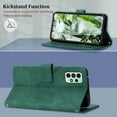 thumbnail image 3 of A53 5G Case,for Samsung A53 5G Case Wallet,[Kickstand][Wrist Strap][Card Holder Slots] A53 5G Phone Case,TPU Interior Protective PU Leather Flip Cover (Green), 3 of 14