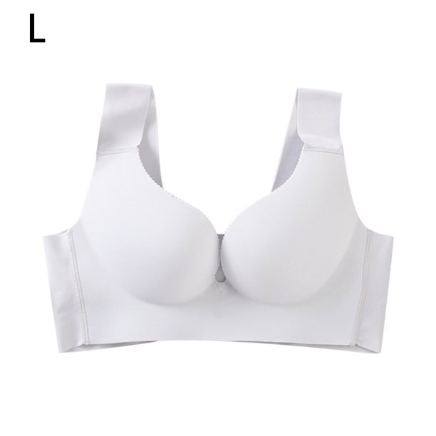 Sujetador deportivo sin costuras para mujer, ropa interior inalámbrica de copa completa, sujetador a prueba de golpes para fitness, chaleco, ropa interior para niña L sidaley AP001714-19
