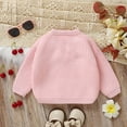 thumbnail image 4 of Mercatoo Toddler Baby Boy Girl Knit Sweaters Kids Long Sleeve Shirts Pullover Embroidery Sweatshirt Knitwear Fall Winter Clothes, 4 of 4