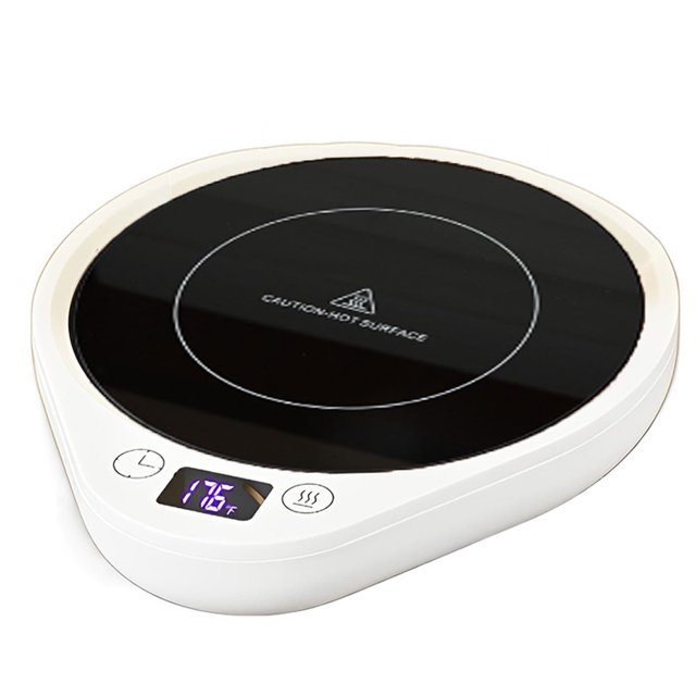 Mug Warmer, Intelligent Coffee Warmer with Waterproof Heating Plate, Larger Heating Panel for Various Materials