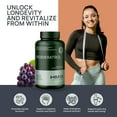 thumbnail image 5 of "HMS" Resveratrol 1400mg 120 Capsules High Potency Trans-Resveratrol with Powerful Antioxidents Acai Grapeseed Green Tea Supports, 5 of 6